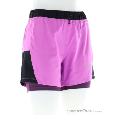The North Face 2-in-1 Damen Laufshort-Pink-Rosa-XS