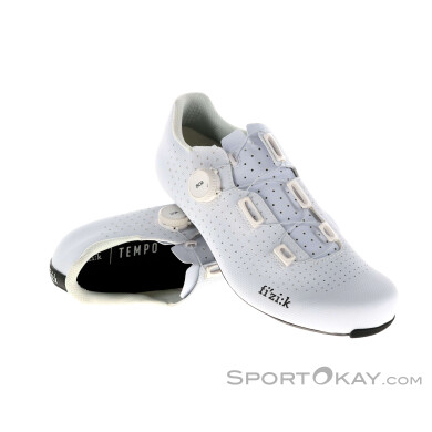 Fizik Tempo Decos Carbon Rennradschuhe-Weiss-47