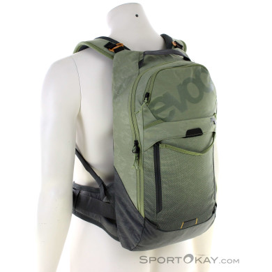 Evoc Trail Pro 10l Bikerucksack mit Protektor-Oliv-Dunkelgrün-S-M