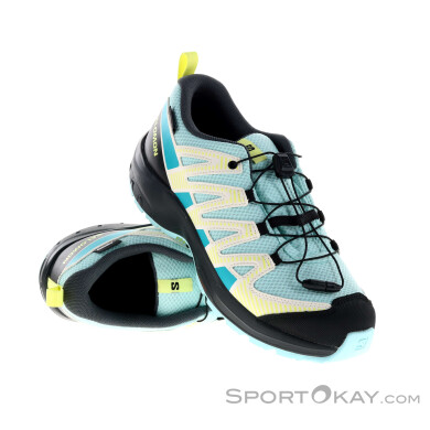 Salomon XA Pro V8 Climasalomon WP Kinder Wanderschuhe-Türkis-37