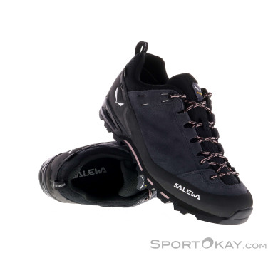 Salewa MTN Trainer Classic GTX Damen Wanderschuhe Gore-Tex-Dunkel-Grau-6,5