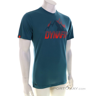 Dynafit Transalper Graphic Herren T-Shirt-Hell-Blau-M