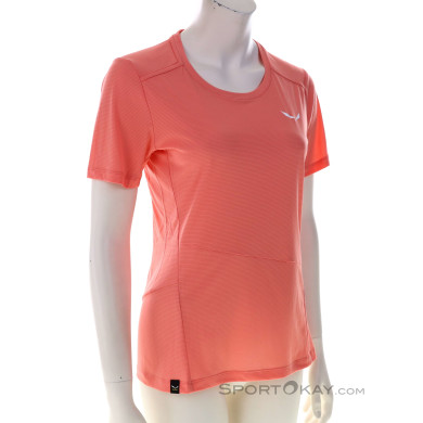 Salewa Puez Sporty Dry Damen T-Shirt-Pink-Rosa-36