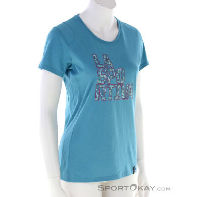 La Sportiva Pattern Damen T-Shirt-Türkis-S