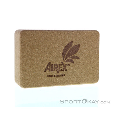 Airex Eco Cork Block Yogablock-Braun-One Size