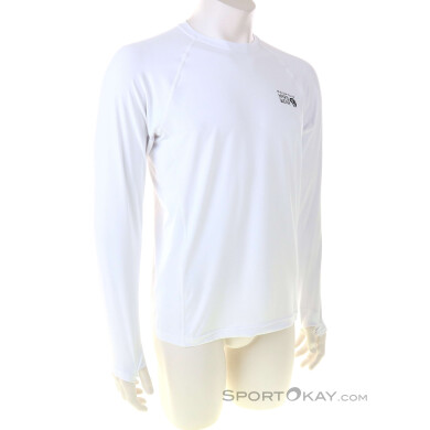 Mountain Hardwear Crater Lake LS Herren Shirt-Weiss-XL