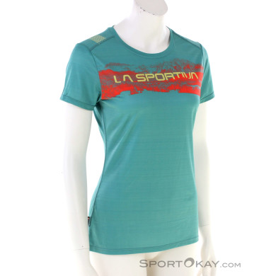 La Sportiva Horizon Damen T-Shirt-Blau-M