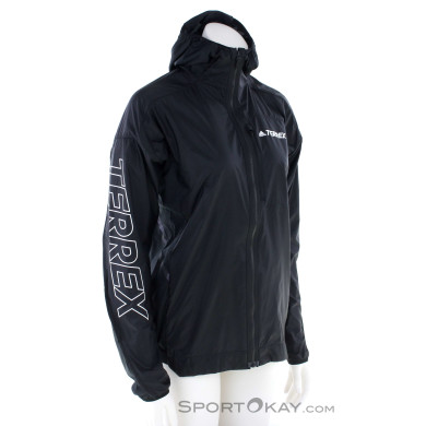 adidas AGR WIW In Damen Laufjacke-Schwarz-XS