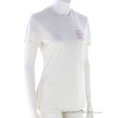 Icebreaker Merino 150 Tech Lite III Natural Run Club Damen T-Shirt-Weiss-S