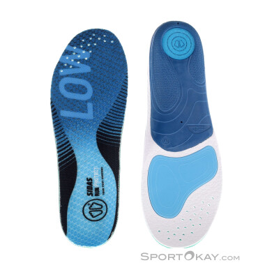 Sidas 3Feet Run Protect Low Einlegesohlen-Blau-S