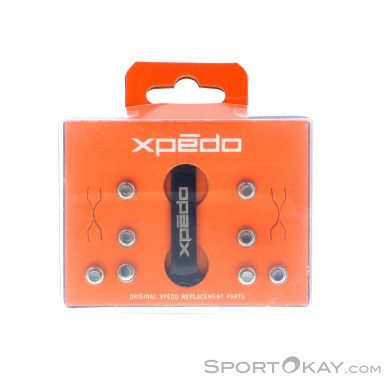 Xpedo Straight Pin Kit Pedal Pins-Grau-One Size