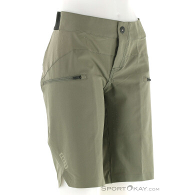 ION Traze AMP AFT Damen Bikeshort-Oliv-Dunkelgrün-M