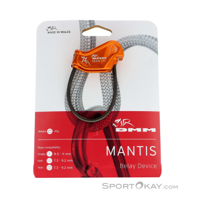 DMM Mantis Belay Device Sicherungsgerät-Orange-One Size
