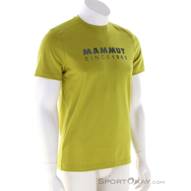 Mammut Trovat Logo Herren T-Shirt-Gelb-L