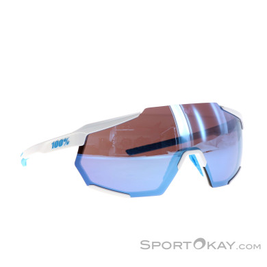 100% RaceTrap Movistar Hiper Lens Sonnenbrille-Weiss-One Size