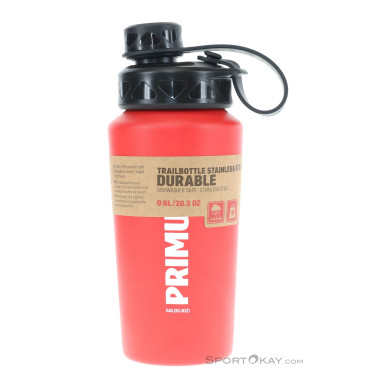 Primus Trailbottle Stainless Steel 0,6l Thermosflasche-Rot-0,6