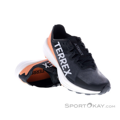 adidas Terrex Agravic Speed Damen Traillaufschuhe-Schwarz-6,5
