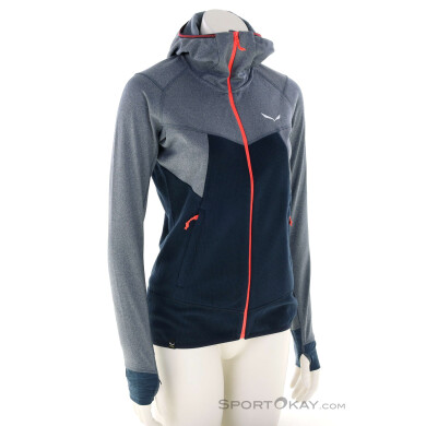 Salewa Puez Hybrid Polarlite Damen Fleecejacke-Grau-36