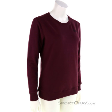 Black Diamond Ridge Logo Crew LS Damen Shirt-Rot-XL