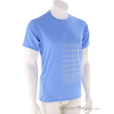 Salomon Sense Aero Graphic Herren T-Shirt-Blau-M