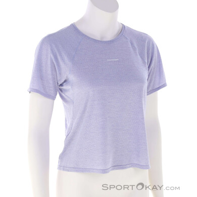 Salomon SHKout Air Crop Damen T-Shirt-Lila-S
