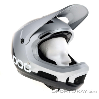 POC Coron Air MIPS Fullface Helm-Silber-M