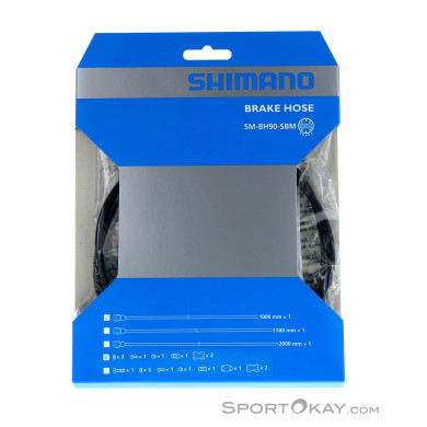 Shimano BH90-SBM XT/XTR 100cm Bremsleitung-Schwarz-One Size