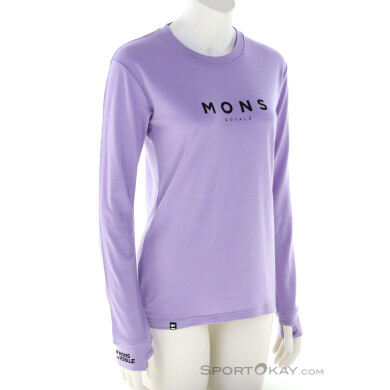 Mons Royale Yotei Classic LS Damen Shirt-Lila-M