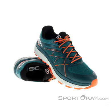 Scarpa Spin Infinity GTX Herren Traillaufschuhe Gore-Tex-Blau-42,5