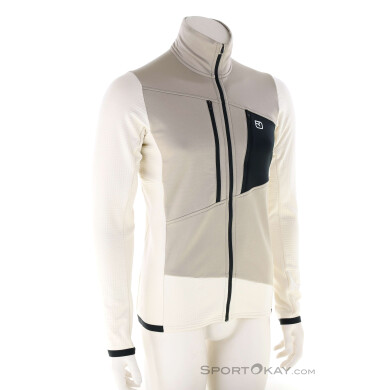 Ortovox Fleece Grid Herren Fleecejacke-Beige-M