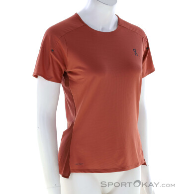 On Performance-T Damen T-Shirt-Rot-S