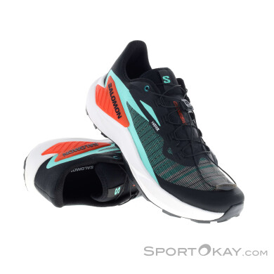 Salomon Genesis Herren Traillaufschuhe-Türkis-9,5
