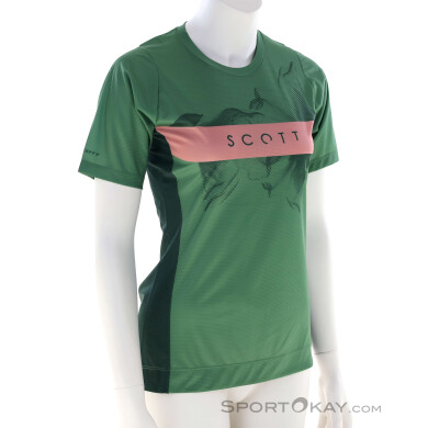 Scott Trail Vertic SS Damen T-Shirt-Grün-L