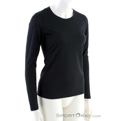 Super Natural Base LS 175 Damen Shirt-Schwarz-XS