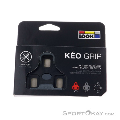 Look Cycle RR Keo Grip Pedal Cleats-Schwarz-One Size