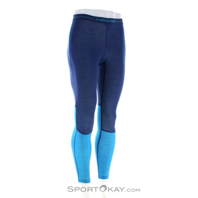 Icebreaker 125 ZoneKnit Leggings Herren Funktionshose-Blau-M