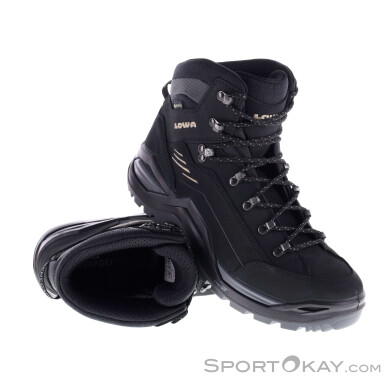 Lowa Renegade Evo GTX Mid Herren Wanderschuhe-Schwarz-9,5