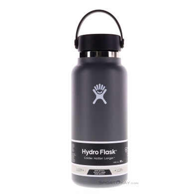 Hydro Flask 32oz Wide Mouth 946ml Thermosflasche-Dunkel-Grau-One Size