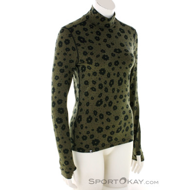 Mons Royale Cascade Merino Flex 200 Mock Neck Damen Shirt-Mehrfarbig-S