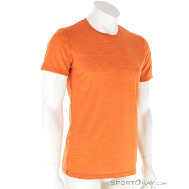 Devold Valldal Merino 130 Tee Herren T-Shirt-Orange-M