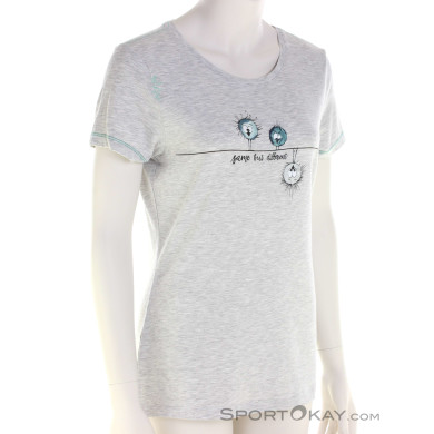 Chillaz Saile Same But Different Damen T-Shirt-Hell-Grau-S