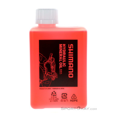 Shimano Mineralöl 500ml Bremsflüssigkeit-Rot-500