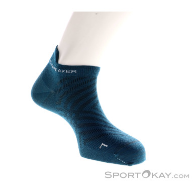 Icebreaker Run+ Ultralight Micro Herren Socken-Dunkel-Blau-S