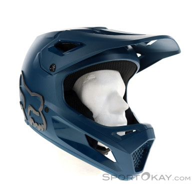 Fox Rampage Fullface Helm-Dunkel-Blau-L