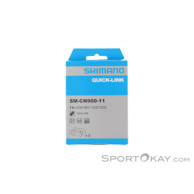 Shimano SM-CN900 11-fach Quick-Link Set Kettenschloss-Grau-One Size
