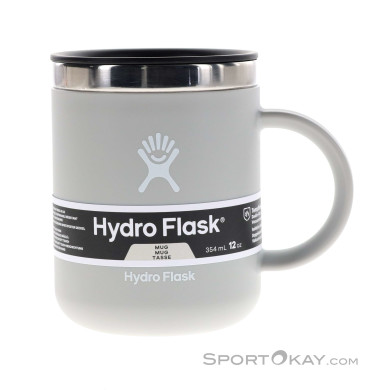 Hydro Flask Flask 12 oz Coffee Mug 355ml Thermobecher-Hell-Grau-One Size