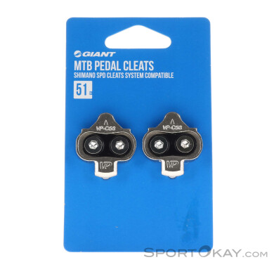 Giant MTB SPD multi-direction Pedal Cleats-Silber-One Size