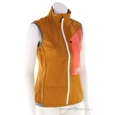 Ortovox Berrino Vest Damen Tourenweste-Orange-M