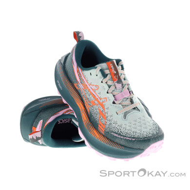 Asics Trabuco Max 4 Damen Traillaufschuhe-Mehrfarbig-9,5