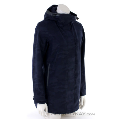 CMP Long Jacket Fix Hood Damen Outdoorjacke-Blau-36